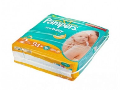 Подгузники PAMPERS Newborn jumbo mini 2 (3-6кг), 94шт