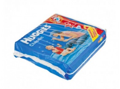 Подгузники HUGGIES Classic midi mega pack 3 (4-9кг), 78шт