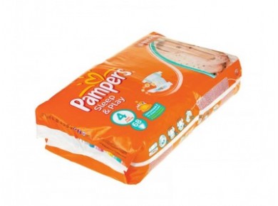 Подгузники PAMPERS Sleep&play maxi 4 (7-18кг), 68шт