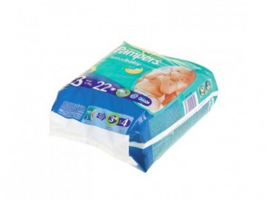 Подгузники PAMPERS Active baby midi 3 (4-9кг), 22шт
