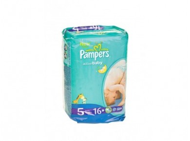 Подгузники PAMPERS Active baby junior 5 (11-18кг), 16шт
