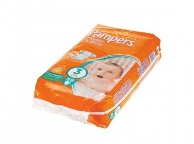 Подгузники PAMPERS Sleep&play миди с экстрактом ромашки 3 (4-9кг), 58шт