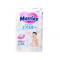 Подгузники MERRIES L (9-14кг), 54шт