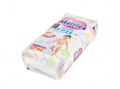 Подгузники MERRIES XL (12-20кг), 44шт