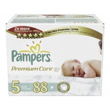 Подгузники PAMPERS Premium care junior 5 (11-25 кг), 88шт