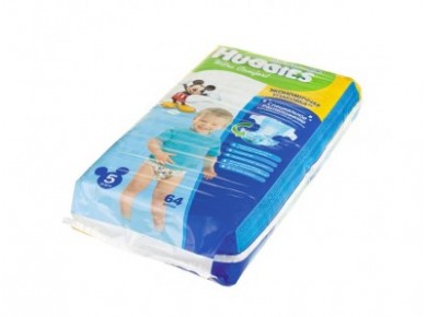 Подгузники HUGGIES Ultra Comfort для мальчиков 5 (12-22 кг), 64шт