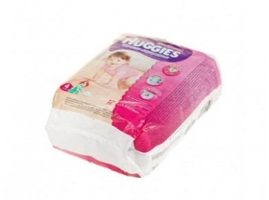 Трусики-подгузники HUGGIES для девочек 4 (9-14кг), 17 шт