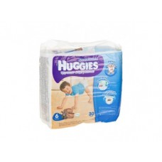 Трусики-подгузники HUGGIES для мальчиков 6 (16-22кг), 30шт