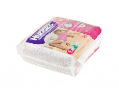 Трусики-подгузники HUGGIES для девочек 6 (16-22кг),30шт