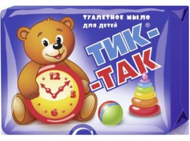 Туалетное мыло для детей ТИК-ТАК, 150г