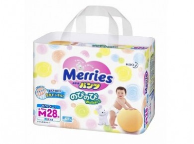 Подгузники MERRIES M 3 (6-10кг), 28шт