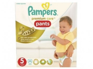 Подгузники-трусики PAMPERS Premium care junior 5 (15-18кг), 20шт