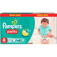 Подгузники-трусики PAMPERS 6 (16+кг), 88шт
