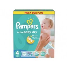 Подгузники PAMPERS Active baby maxi 4 (7-14 кг), 147 шт