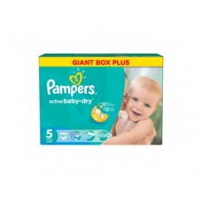 Подгузники PAMPERS Active baby dry junior 5 (11-18 кг), 126 шт