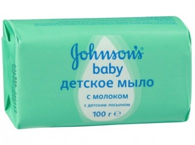 Мыло детское JOHNSONS BABY с молоком, 100г