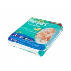 Подгузники PAMPERS Jumbo midi 3 (4-9кг), 82шт