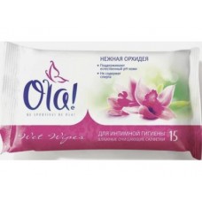 Влажные салфетки OLA! для интимной гигиены, 15шт