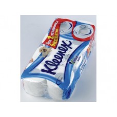 Туалетная бумага KLEENEX Delicate White двухслойная, 8 рулонов