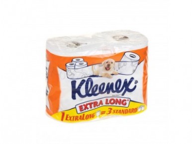 Туалетная бумага KLEENEX EXTRA LONG, 4рулона