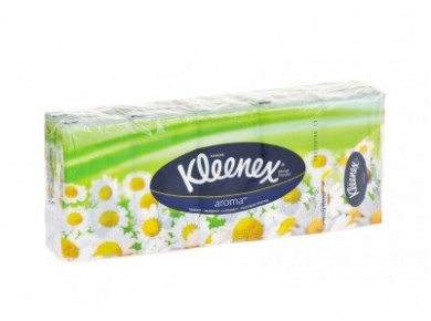 Носовые платки KLEENEX ромашка, 10Х10см