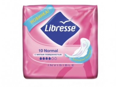 Прокладки LIBRESSE Invisible Clip, 10шт