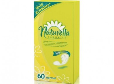 Прокладки ежедневные NATURELLA light, 60шт