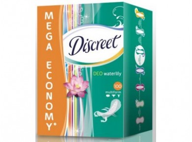 Прокладки ежедневные DISCREET deo водяная лилия, 100шт
