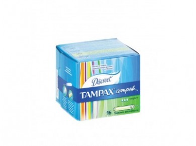 Тампоны TAMPAX compact super, 16шт