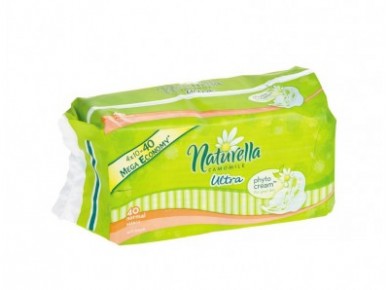 Прокладки NATURELLA norm квадро, 40шт
