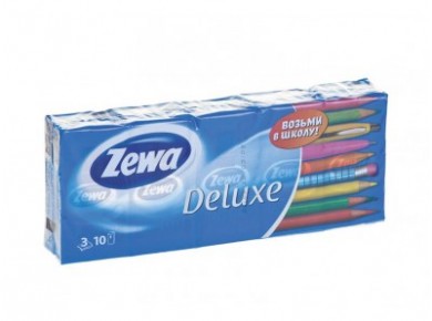 Носовые платки ZEWA Deluxe, 10шт