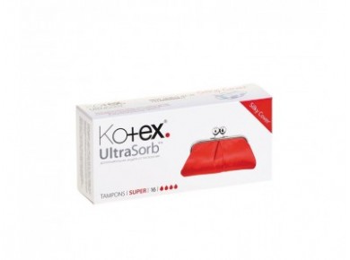 Тампоны KOTEX super, 16 шт