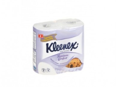 Туалетная бумага KLEENEX Premium comfort, 4рул
