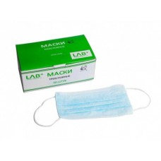 Маска LAB+ треслойная, 50шт