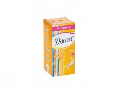 Прокладки ежедневные DISCREET multiform deo soft, 60шт