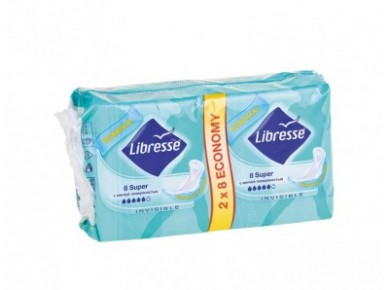 Урологические прокладки LIBRESSE super soft, 8шт