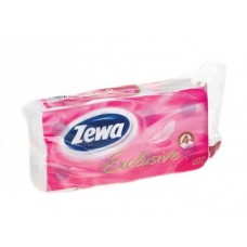 Туалетная бумага ZEWA Soft эксклюзив 4сл, 8рул