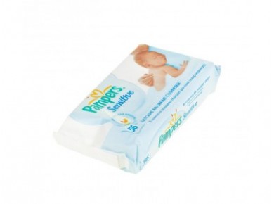 Салфетки PAMPERS сменный блок, 56шт