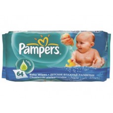 Салфетки PAMPERS сменный блок, 64шт
