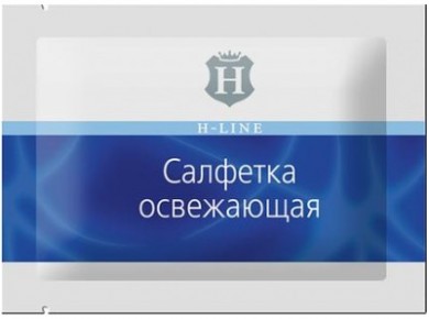 Салфетки освежающие для рук H-LINE, 40шт