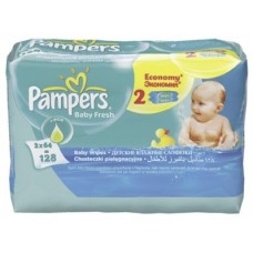 Салфетки PAMPERS sensitive сменный блок, 2х56шт