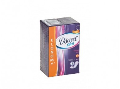 Прокладки ежедневные DISCREET normal plus,  50шт