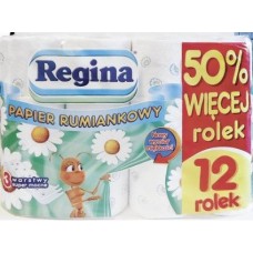 Туалетная бумага REGINA SOFT 12 рулонов