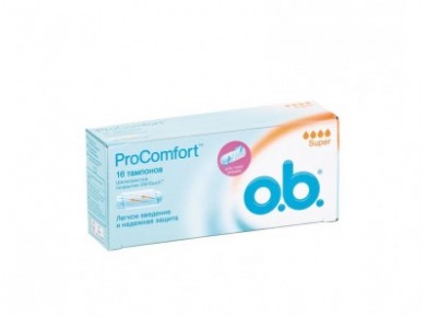Тампоны O.B. procomfort super, 16 шт