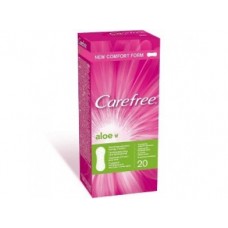 Прокладки ежедневные CAREFREE Aloe воздухопроницаемые, 20шт