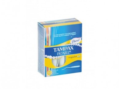 Тампоны TAMPAX discreet pearl с аппликатором regular duo, 18шт