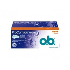 Тампоны O.B. procomfort night super, 16шт