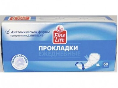 Прокладки ежедневные FINE LIFE DUOFORM, 60шт