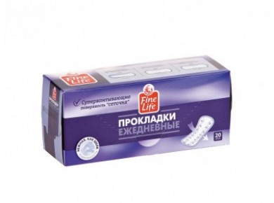 Прокладки ежедневные FINE LIFE NORMAL, 20шт