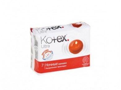 Прокладки KOTEX ночные, 7x16